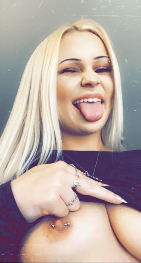 Heres a little Something to Help With these Monday blues 😜 Do U Like pierced B00BS? by xxbebebxx