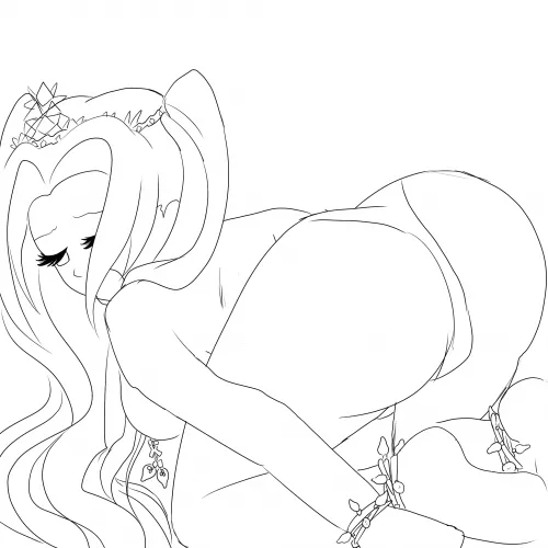 Here's a scrapped sketch of my last holiday Commission 😁 by Kea_Zone