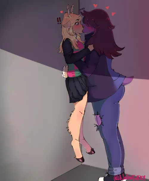 Here's a tricky question for you: do deltarune characters count as furry? by Naho-Fukky