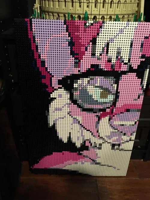 here's half of my Lego mosaic of my fursona Haven! by TheLastNinja65