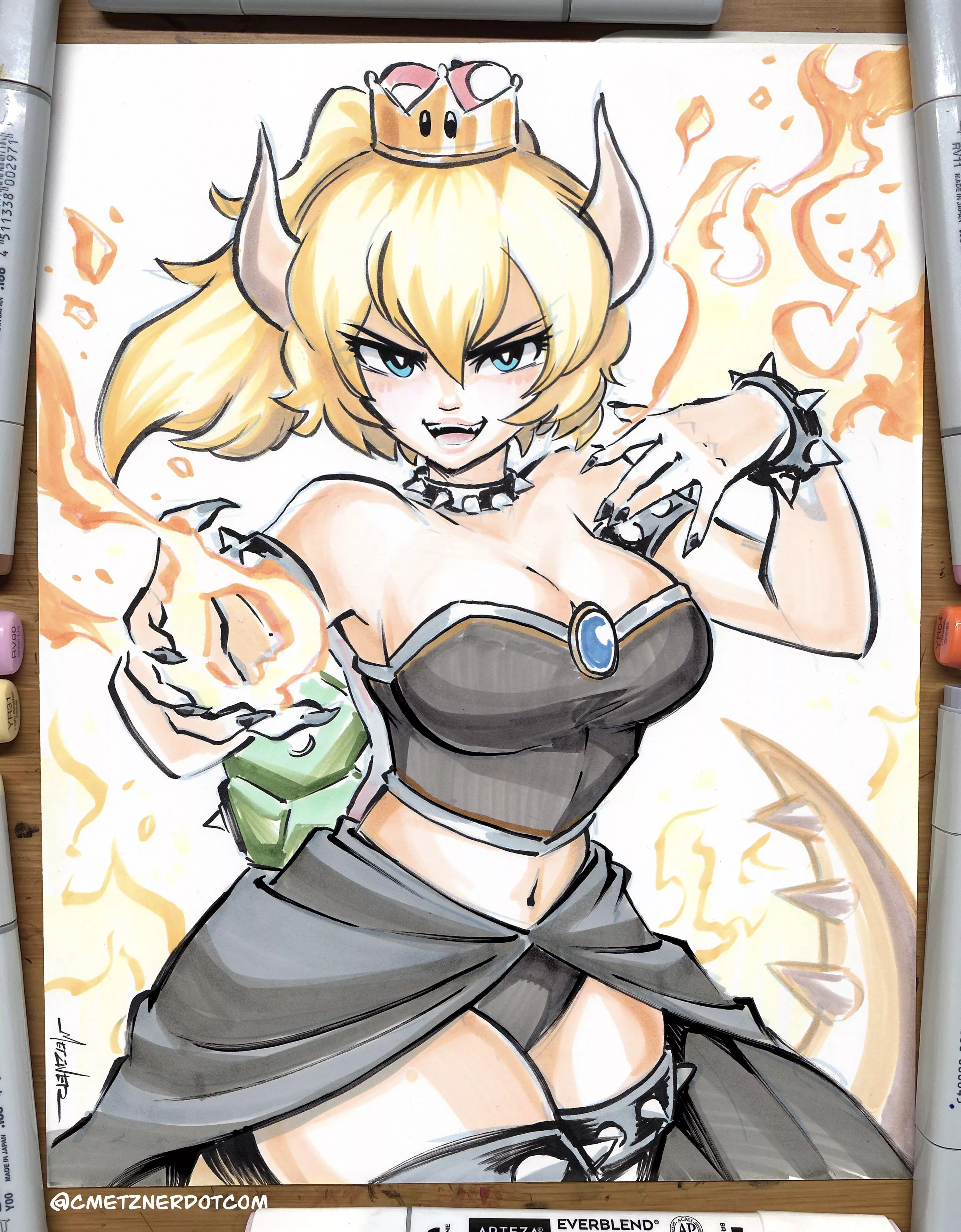 Here’s my drawing of Bowsette! posted by Spopling