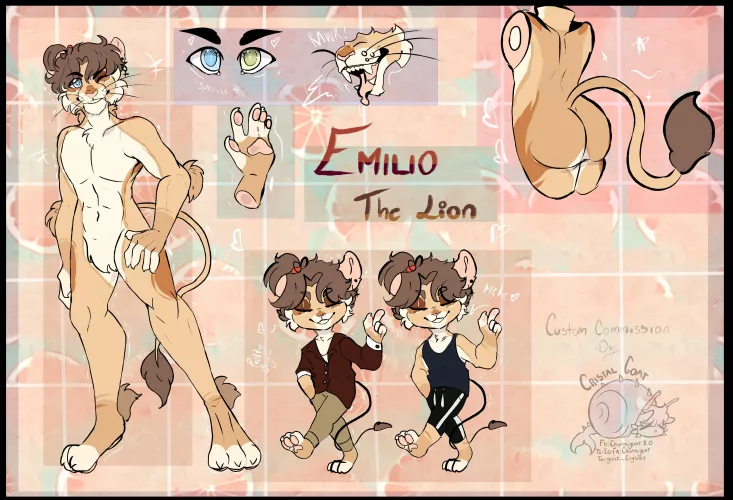 Here’s my new character Emilio by Cristalgoat! If you want to read his description, I’ll leave the link in the comments! He’s a really nice guy! by Opening-Put-8121