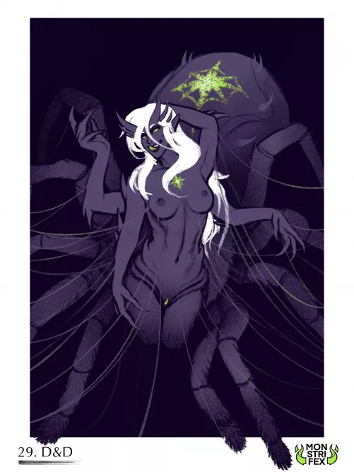 Heretic Priestess of Lolth [OC] by Monstrifex by Monstrifex