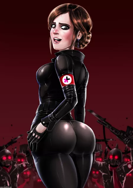 Hermione flexing her cheeks in her new suit by [deleted]