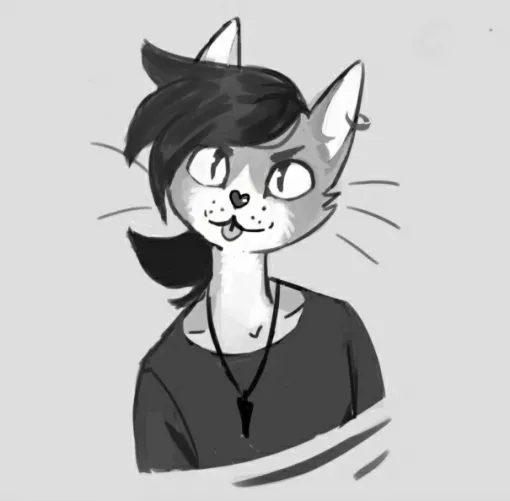 He's not much of a dog person >:3. Suggestions for his name are welcome. by CDfelinus