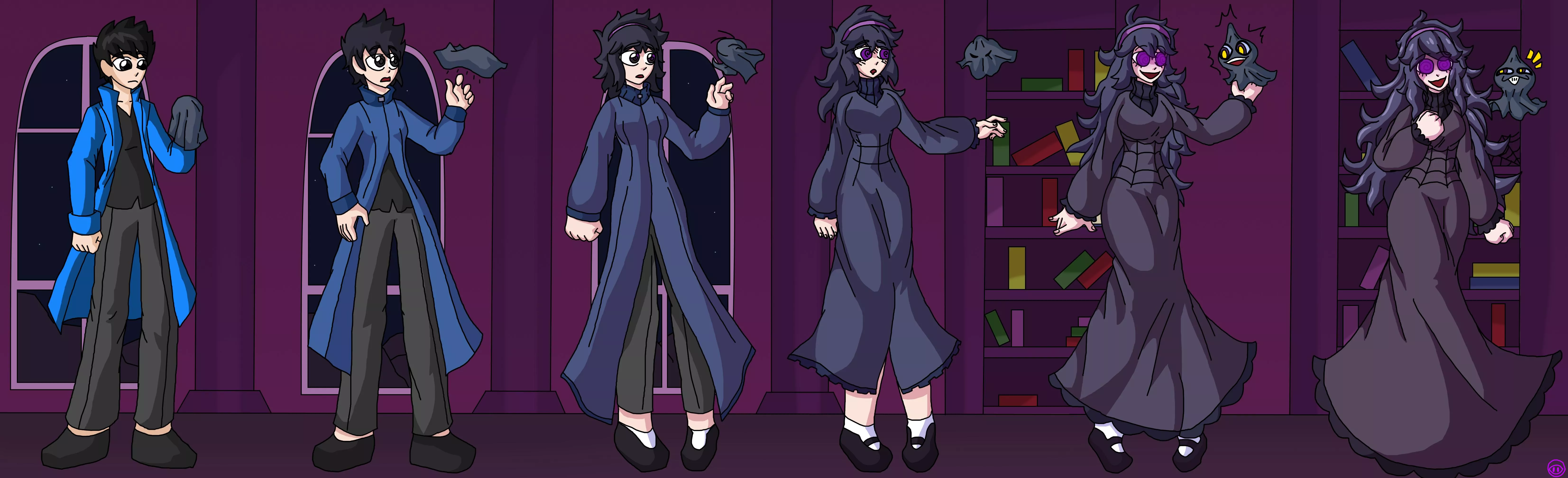 Hex Maniac tg tf [M Human -> F Human/Witch/Hex Maniac, Pokemon] by SquirmsDWorms posted by notmma