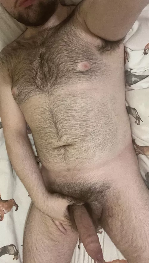 Hey boys, come play with my fur while you suck this hairy cock. by AaronNotOkay