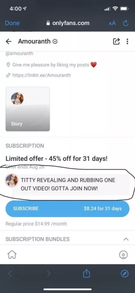 Hey, does anyone have the circled video? I have been dying to see her nude forever. by neergsacul