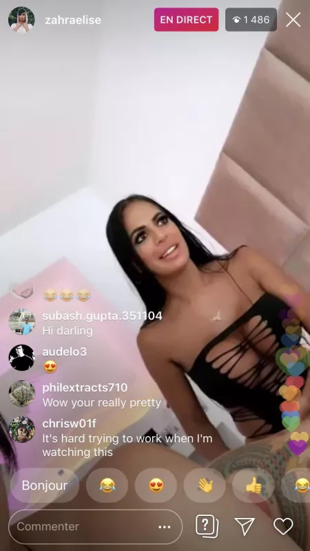 Hey guys, she was on live on Instragram a couple minutes ago with that chick, does someone knows who is she? by kakoulini
