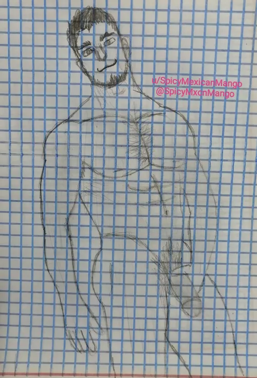 Hey, his eyes are up there! But anyways, look all you want lol by SpicyMexicanMango