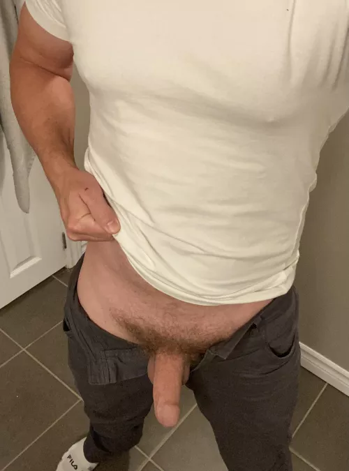 Hey. Just felt like getting my cock out. Hope you like uncut! by supertime-42