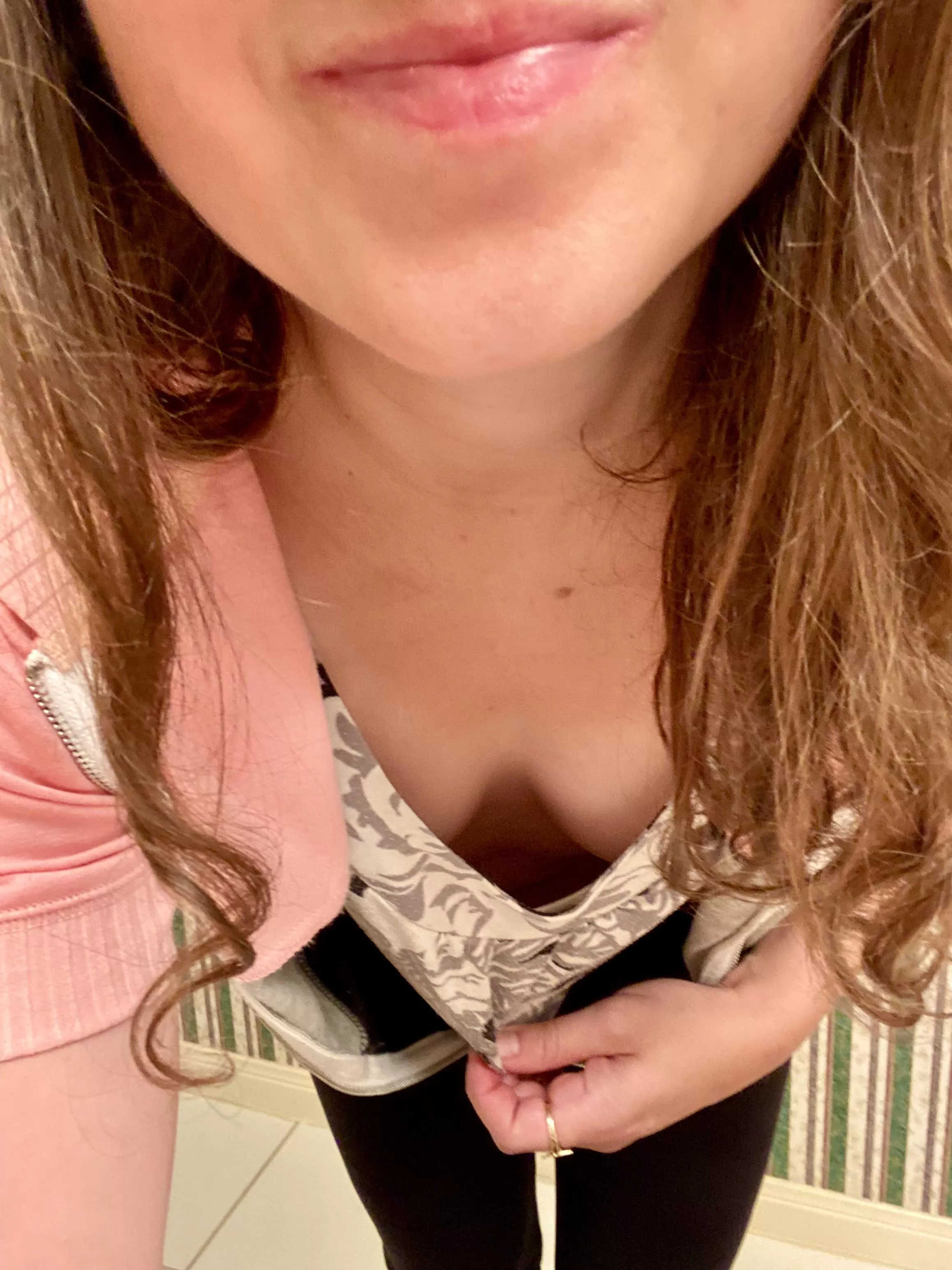 Hey, my lips are up here! 💋 posted by petiteboredhousewife