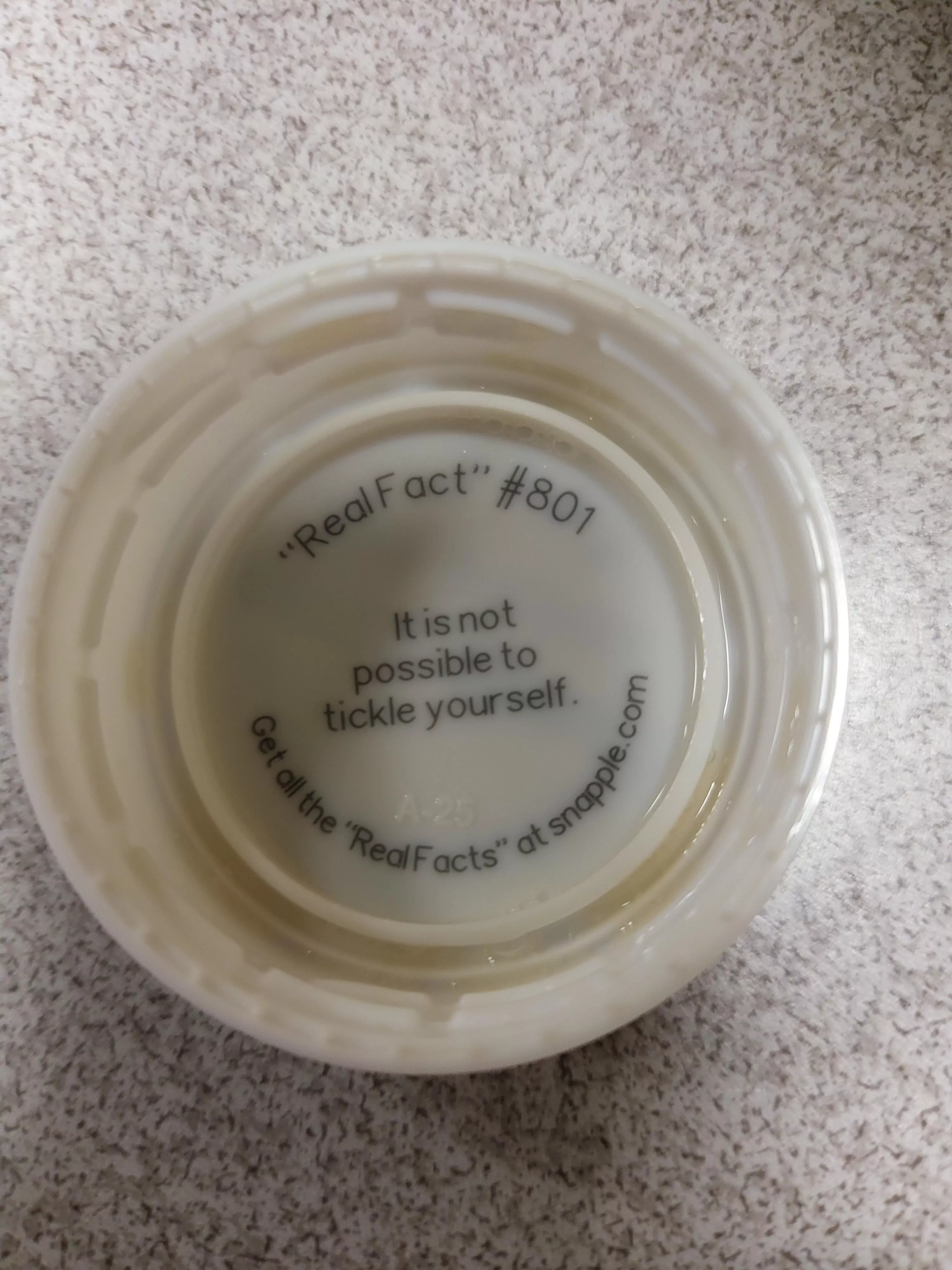 Hey thanks Snapple. Thought I could keep myself from not thinking about this at work, but... posted by SuperTickleBear