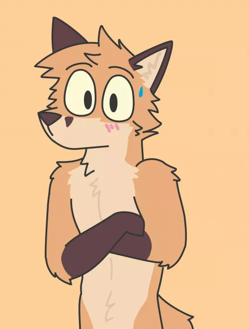 Hey...uhmm... Keep scrolling, I'm just waiting for my bf 😳 ( by me, Littlef7072 on twitter) by fox_somewhere