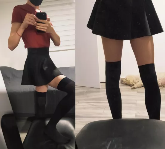 Hi again ❤️ here's me in a cute skirt by nieyzs