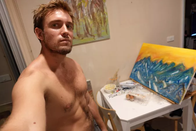 Hi From The Art Studio 😁! by BenUKfriendly