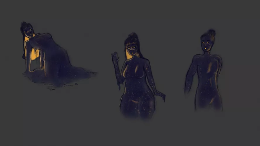 Hi, I’m Neb a slimy, nebulous, persona for a NSFW artist. And I love drawing monster people got any suggestions? by NebularInk