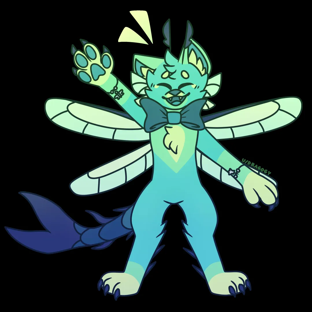 hi there !!! - art by me posted by dragogy