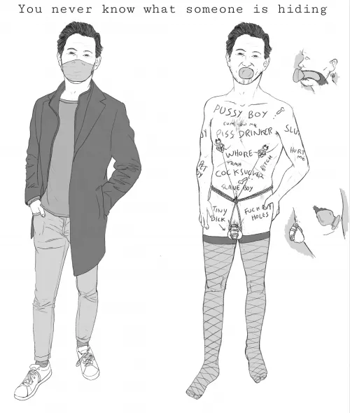 Hidden underneath !! by happistrokes