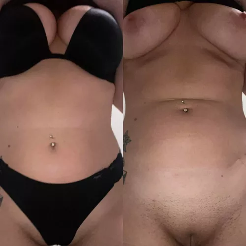 Hiding in the breakroom but wanted to show you the new shaved pussy! by toraodyne