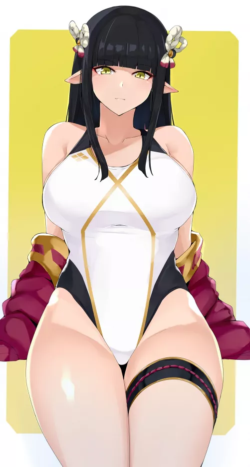 High cut swimsuit [Monster Hunter Rise] by x54dc5zx8