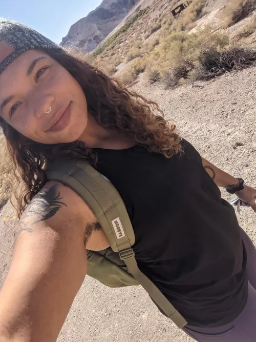 Hiking 🥾 by desertmystic1