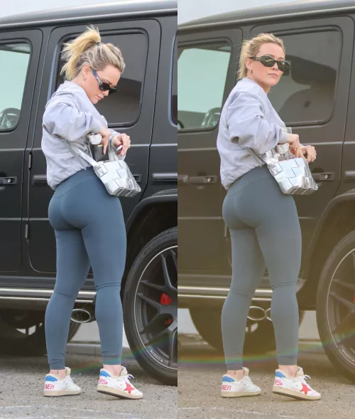 Hilary Duff's massive magnificent milf ass by PimpingCelebs