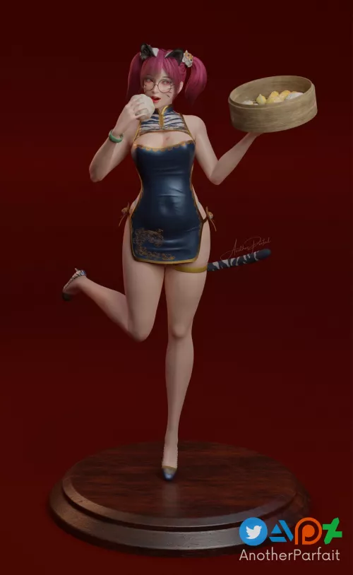 Hilda in her CNY dress by AnotherParfait [OC] by anotherparfait