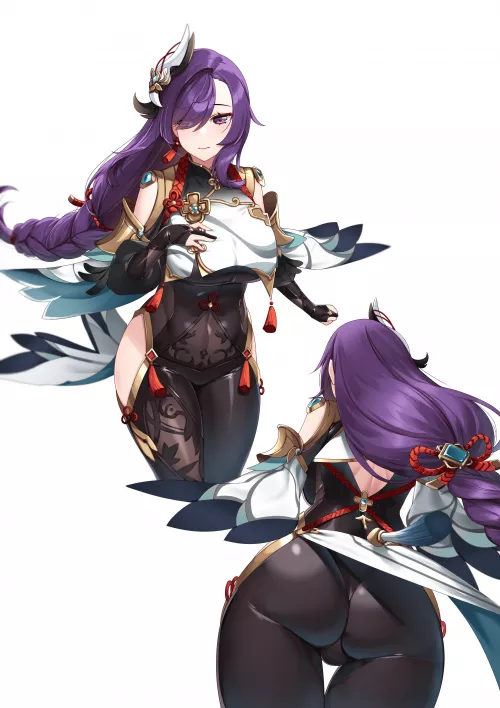 Himeko's Shenhe Cosplay by CheetahSperm18