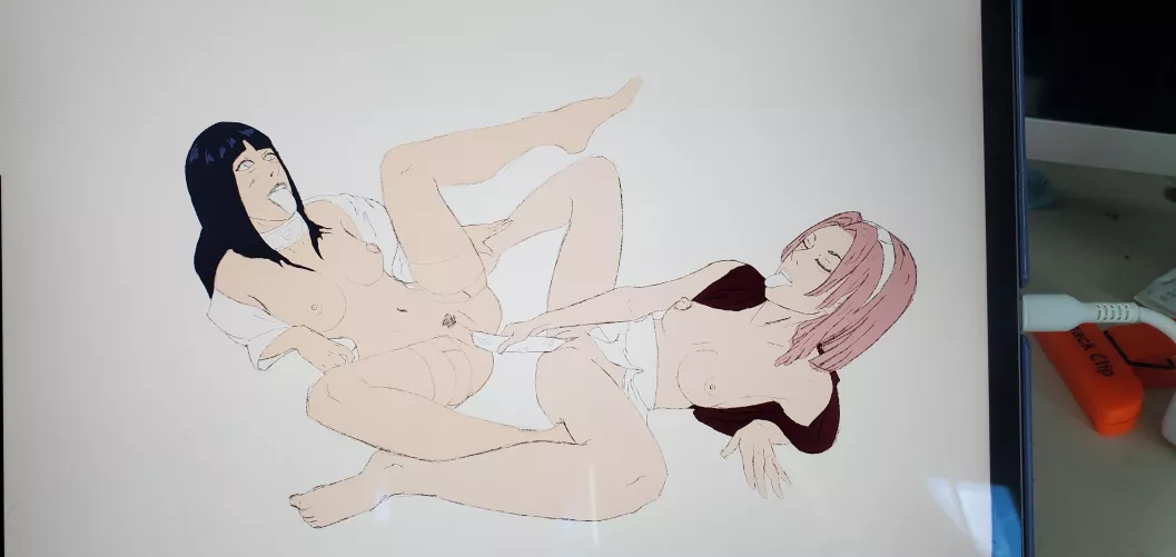 Hinata and Sakura sharing by GTT_43