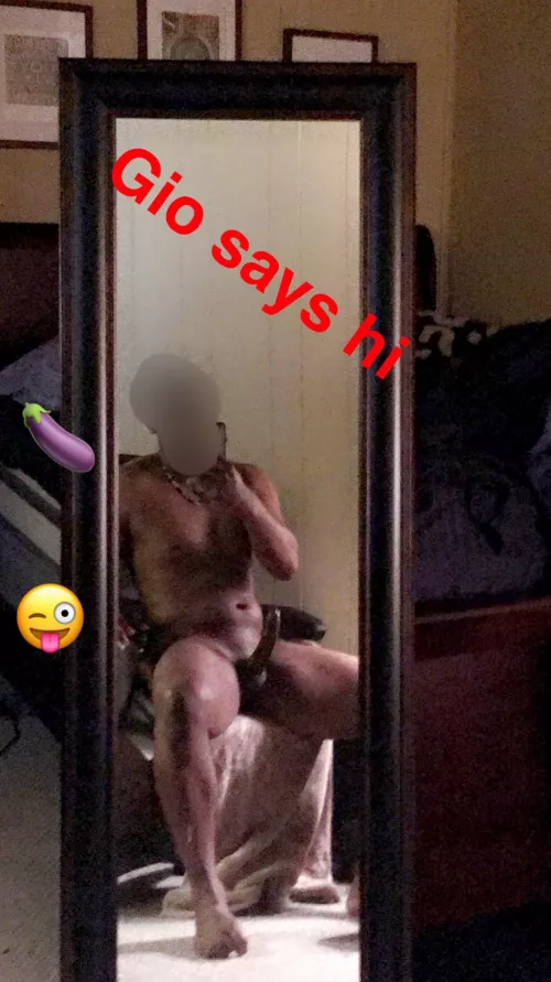 His name is Gio….and he has something to say to you 😉 by bigblacknozzle93