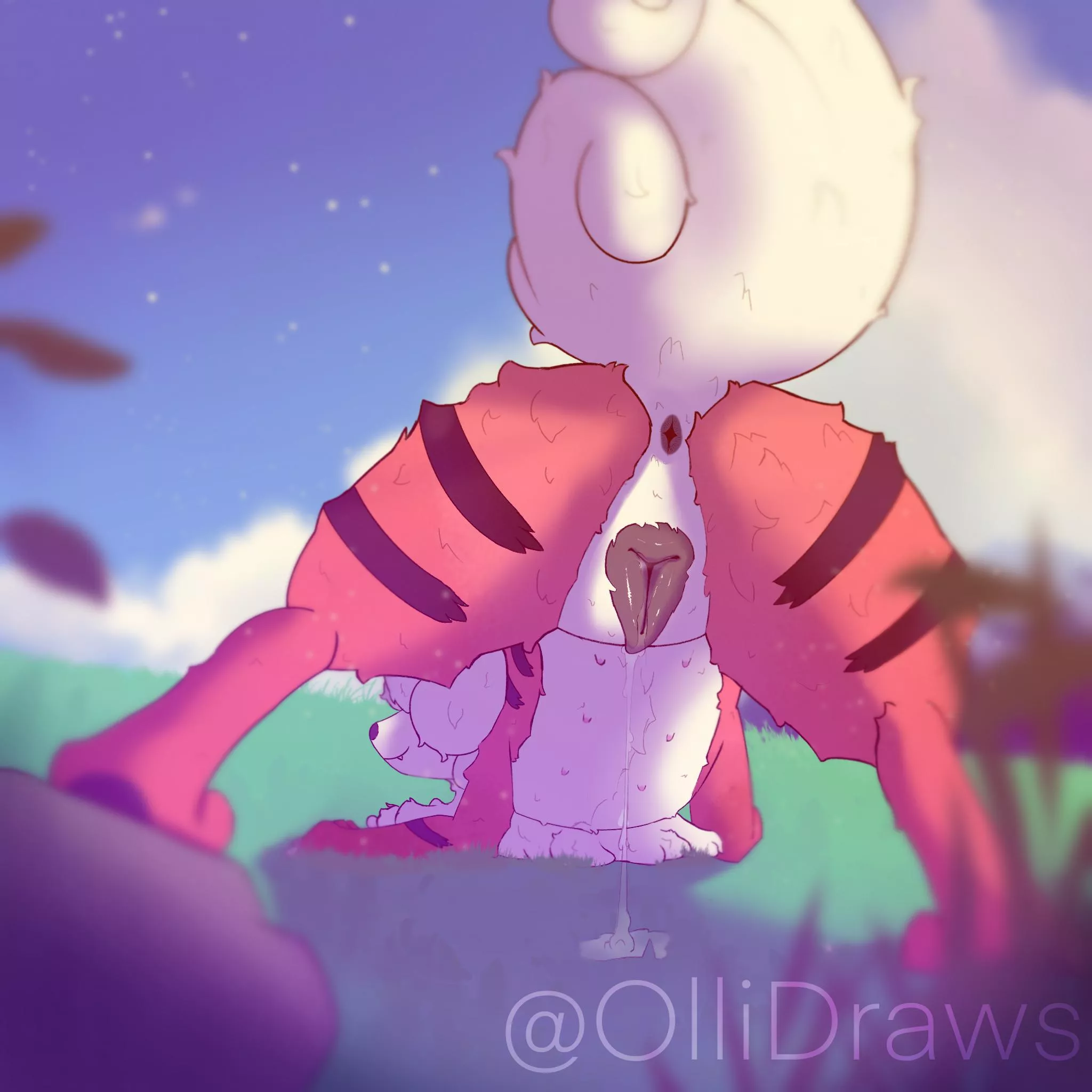 Hisuian growlithe in heat oh geez [F] (Ollicantskate) posted by OwO_Bot