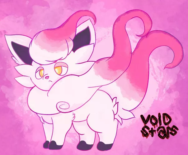 Hisuian Zorua is the cutest, art by me by VoidStarsss