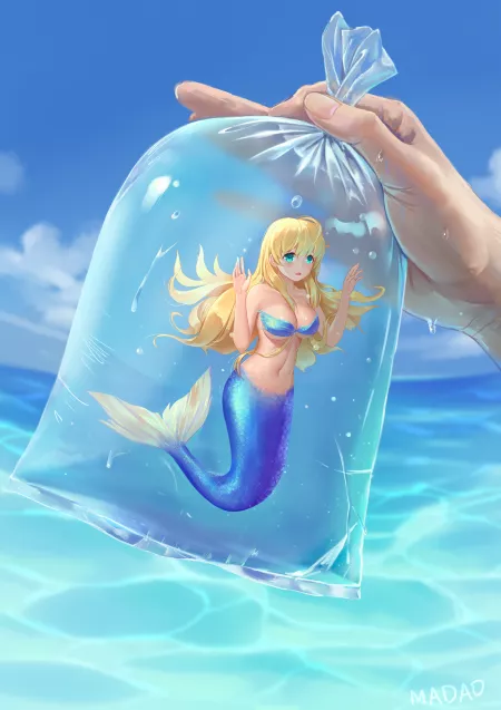 Hit 5 cups win a mermaid! by Old-Moonlight