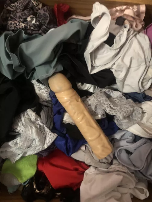 Hit the jackpot when I finally found one of my moms dildo 👀🔥 opinions?? Check out the other post on my page too by josoo67