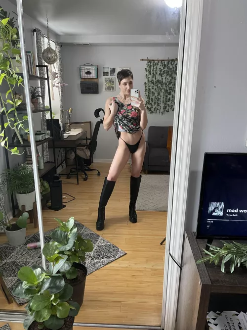 hmmm should i go out without them? by agender-angel