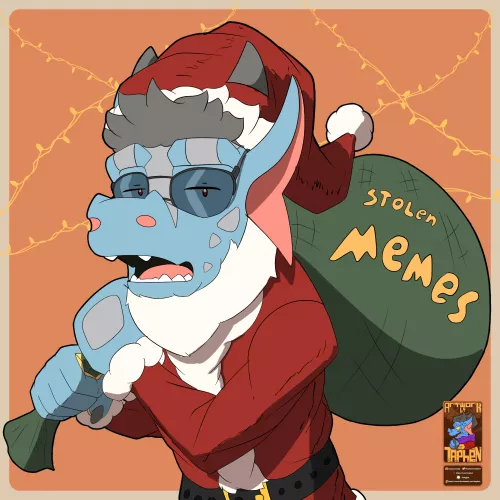 HO HO HO! I'm here to stole your memes (art by @taphenortohgjen) by Tohgjen