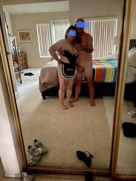 Holding my hun while I clean by DD49416