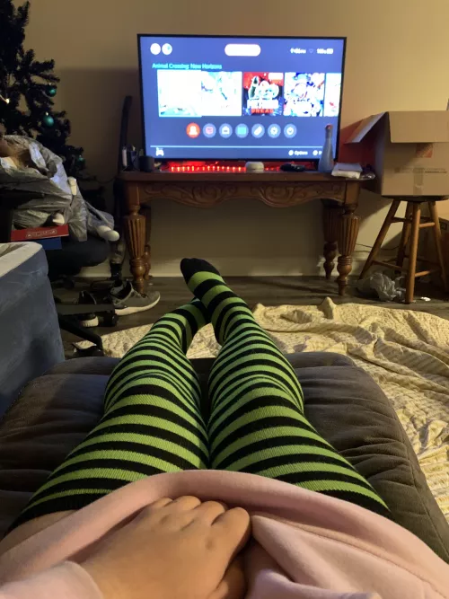 Home alone and comfy af :) by FreshlyPickedFemboy