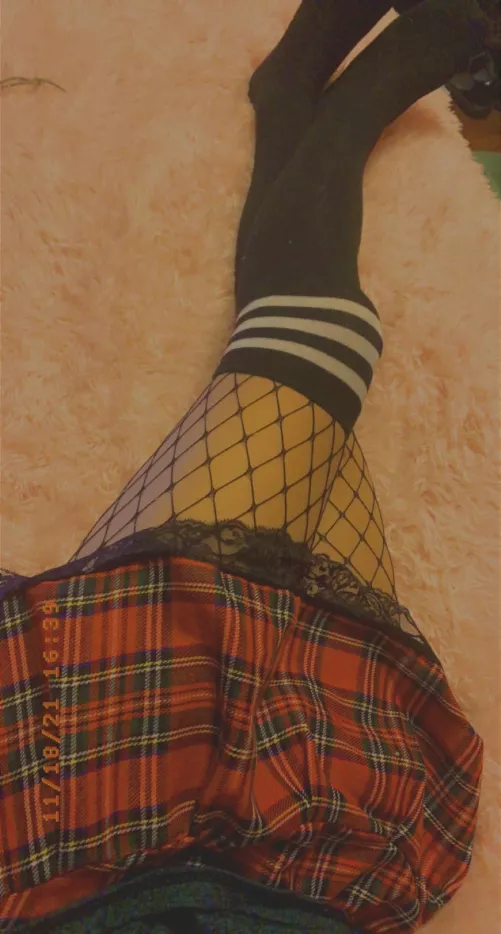 Home alone, wanna have a sleep over? by cece-femboy