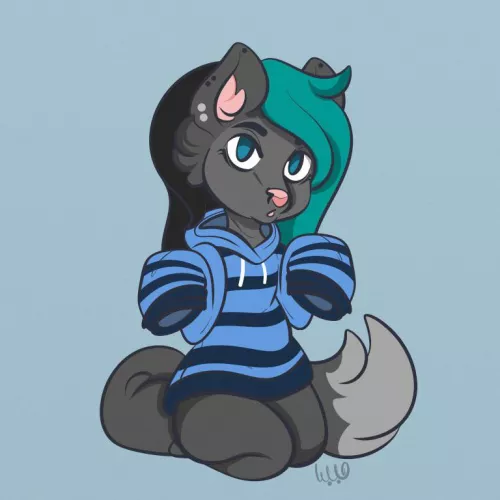 Hoodie! (Art by me. Instagram: Whimsy.Von.Grimm) by FaeOptic