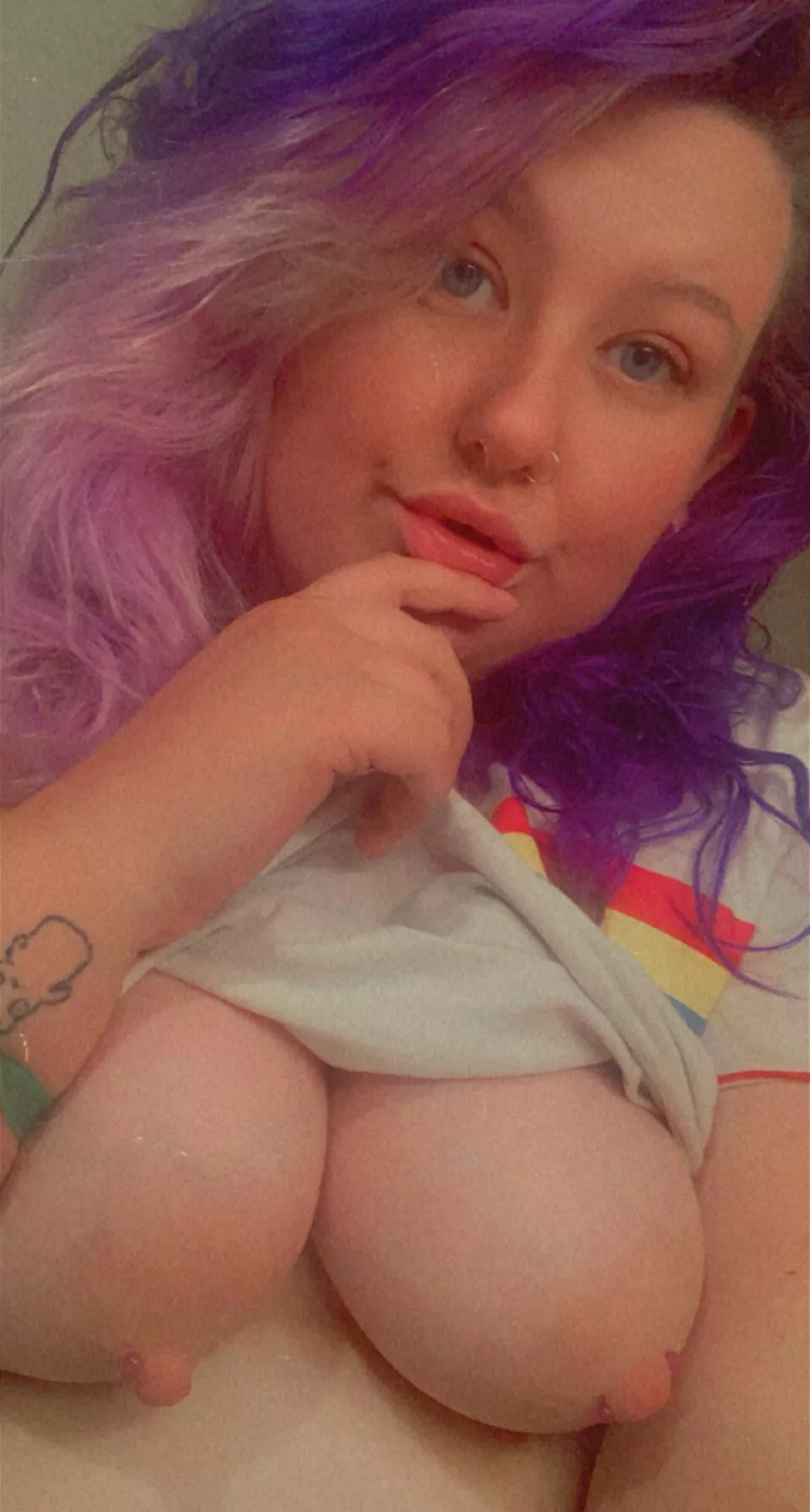 hope everyone enjoys my piercings 😇 posted by dumbbabx