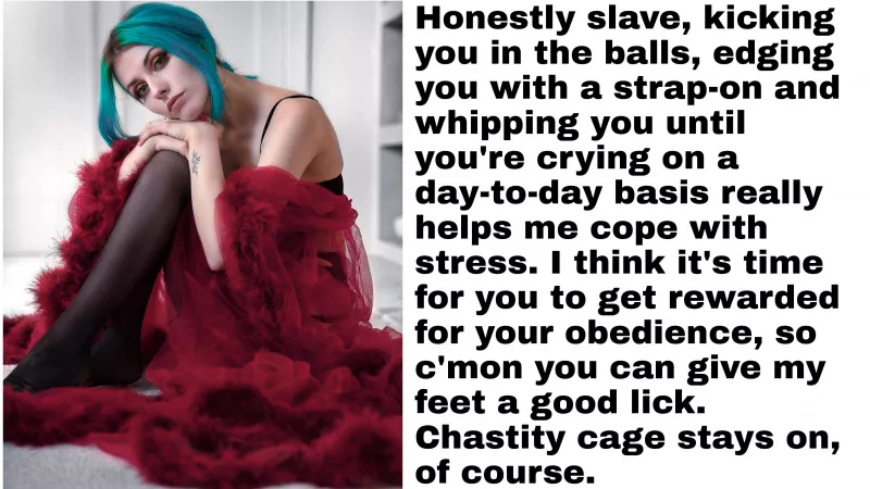 Hope you didn't think releasing you crossed Mistress Rolyat's mind. by JamesWil1994