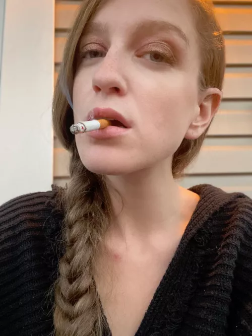 hope you’re having a lovely friday, celebrate & please me while I chain-smoke? by Janie_Harlow