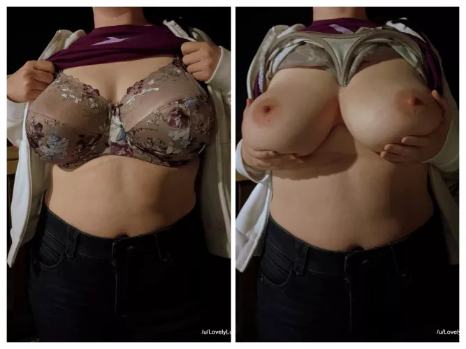 Hopefully no one catches me! (F) by LovelyLusciousCurves