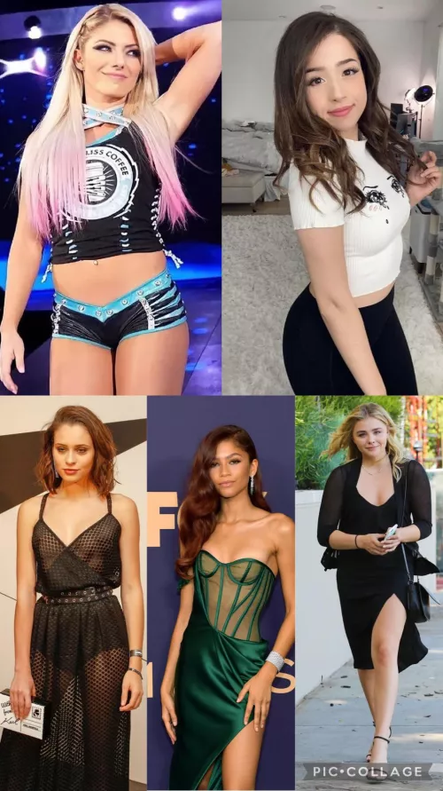 Horny and desperate for Alexa, Poki, Daniela, Zendaya and Chloe! by GGMU_Pogba