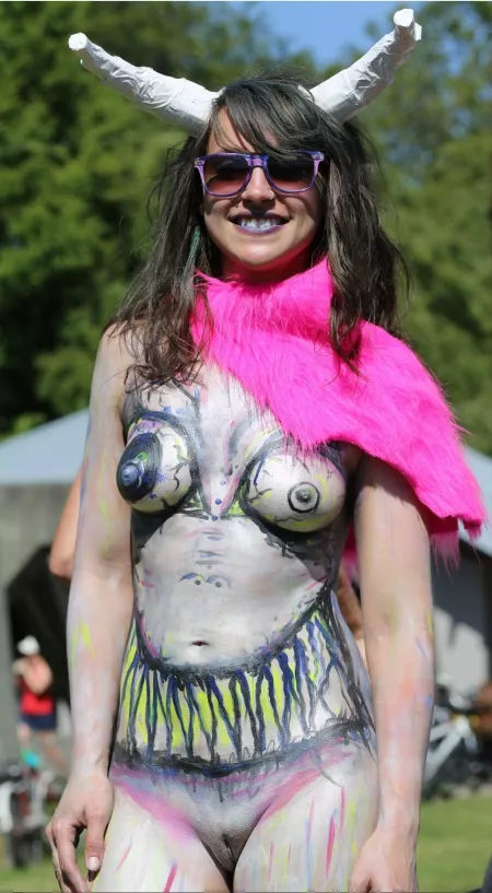 Horny at Solstice Parade by redditphotosonly