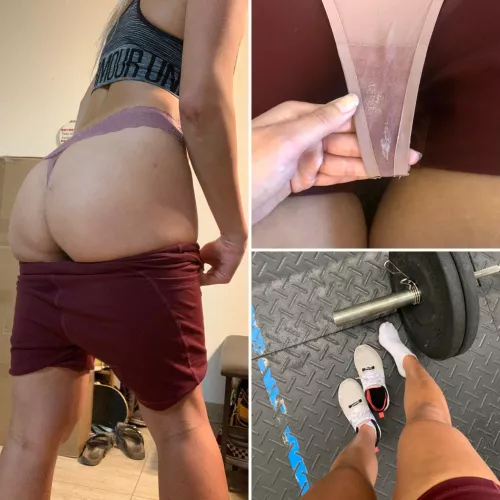 Horny CrossFit babe always has the most intoxicating socks and panties 🥵 by librabutterfly