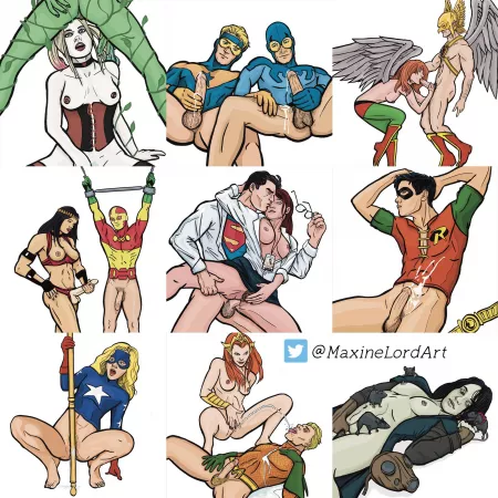 Horny DC Universe by MaxineLord