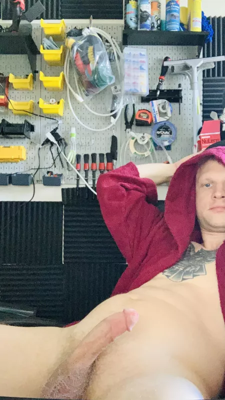 Horny 😉enough to join me 🍆💦💦💦in my work shop? I got a big project to work on 👀 by Blancod35